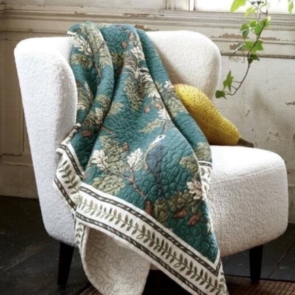 14"x8" Beaded Pear Novelty Plush Pillow Green - John Derian for Target NWT - Picture 3 of 3